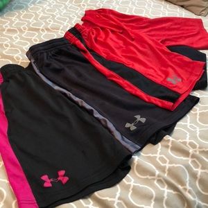 Three pairs boys shorts